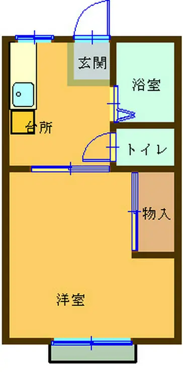 サンハイツ 1階階 間取り