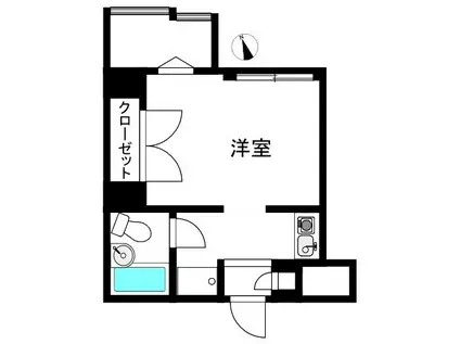 リーマ高島平クレスト(ワンルーム/3階)の間取り写真
