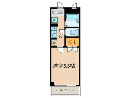 プルミエールメゾン神戸西(1K/3階)の間取り写真