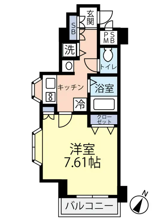 グランヴァン東中野II 2階階 間取り