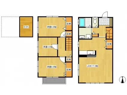 メゾン美和(3LDK/1階)の間取り写真