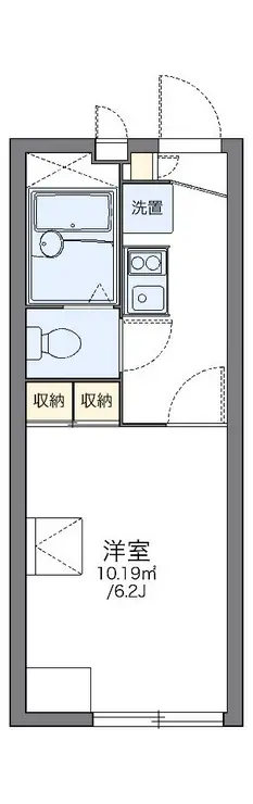 レオパレスカンタービレ 2階階 間取り
