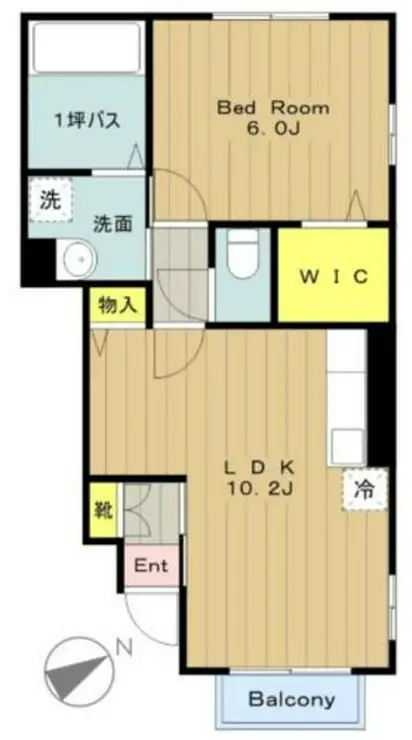 リバレイン 1階階 間取り