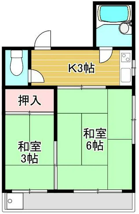タツミハイツ 3階階 間取り