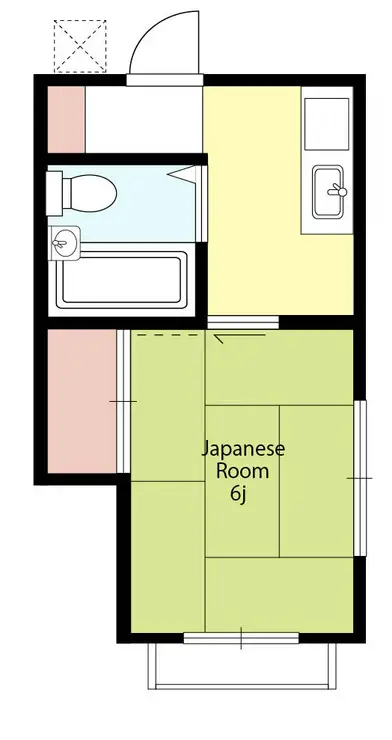コスモハイツ 2階階 間取り