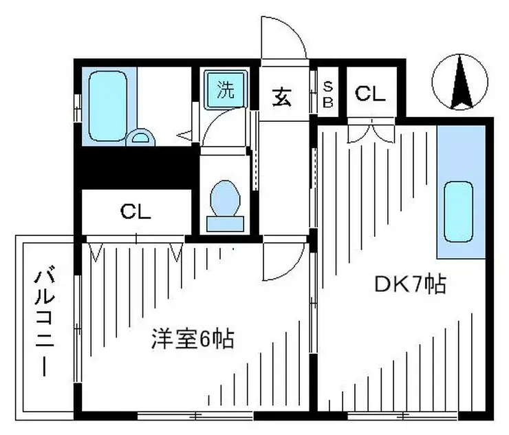ダイヤハイツ 1階階 間取り