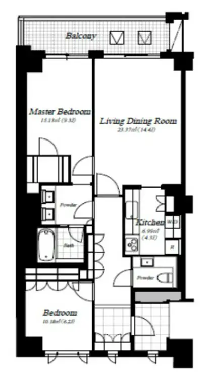 麻布第一マンションズ 4階階 間取り