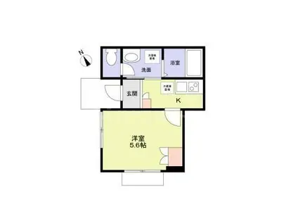 MONTE ZOSHIGAYA(1K/1階)の間取り写真