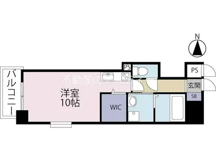 BRELIA MIHAGINO (1K/5階)の間取り写真