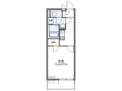 レオネクストブラザーズハイツ(1K/3階)の間取り写真