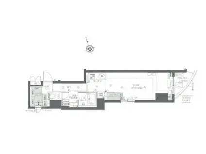 ズーム新宿夏目坂(ワンルーム/3階)の間取り写真