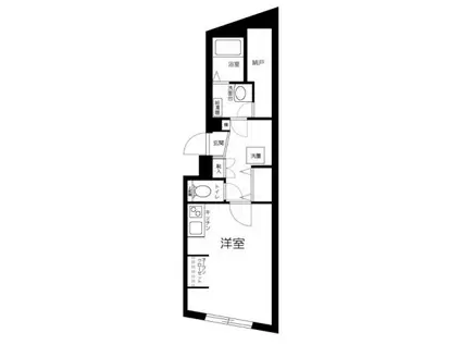 KI-FLAT永福町(1K/3階)の間取り写真