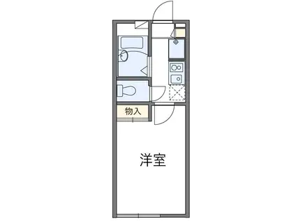 RAFFINEE(1K/1階)の間取り写真