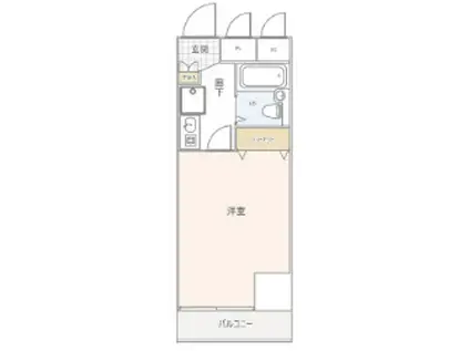 リベール国分寺(1K/5階)の間取り写真