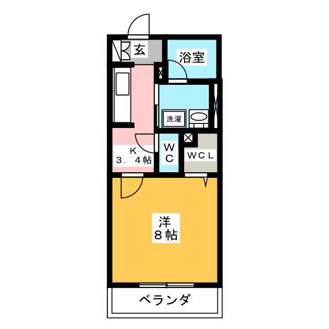 SHA MAISON LE CONFORT(1K/1階)の間取り写真