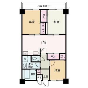 キィ―ロックハウス(3LDK/3階)の間取り写真