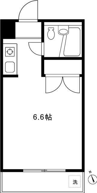 DRホームズ北町(ワンルーム/3階)の間取り写真