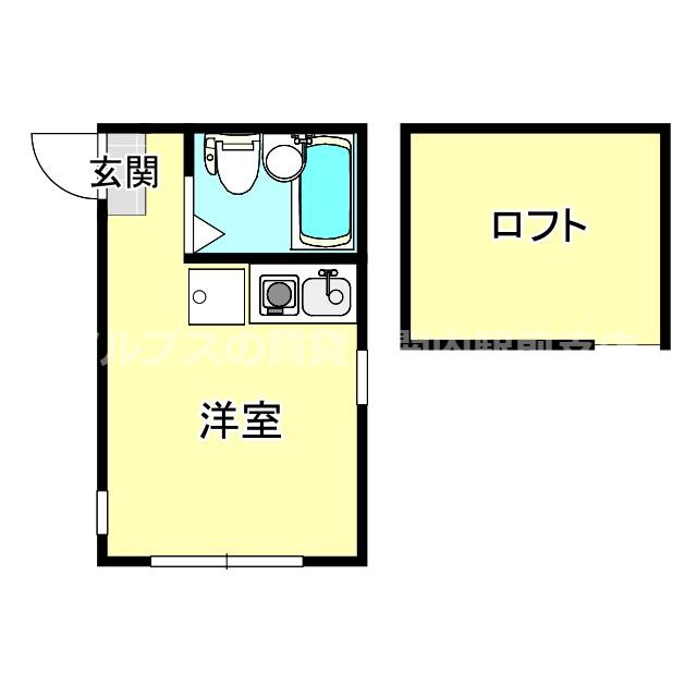 ユナイト黄金町ファンタナモーレ(ワンルーム/1階)の間取り写真