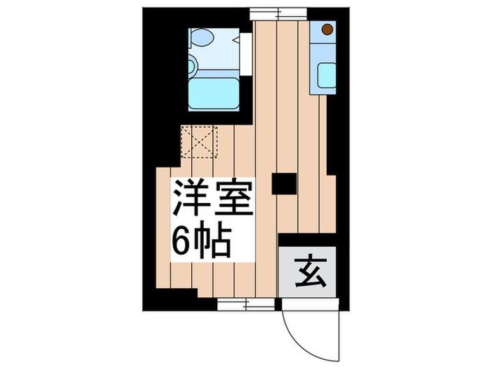 東山AP(ワンルーム/1階)の間取り写真
