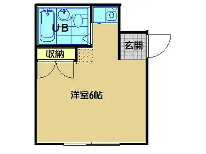 メゾンIWAMA(ワンルーム/1階)の間取り写真