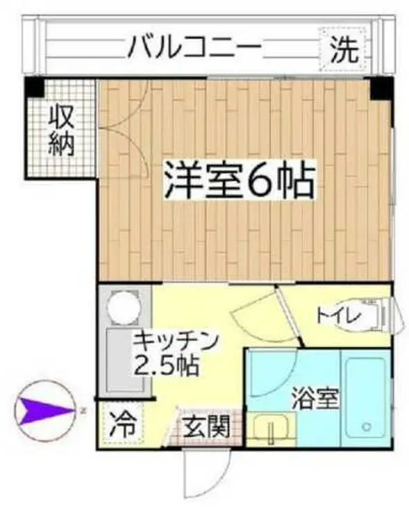 メゾンウエダ 2階階 間取り