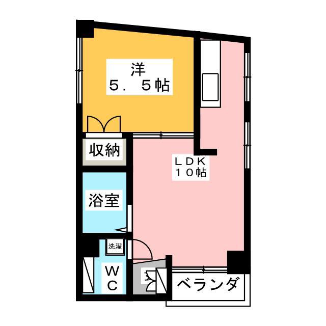 STダジュール(1LDK/1階)の間取り写真