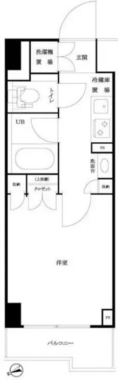 ルーブル仲六郷壱番館 2階階 間取り