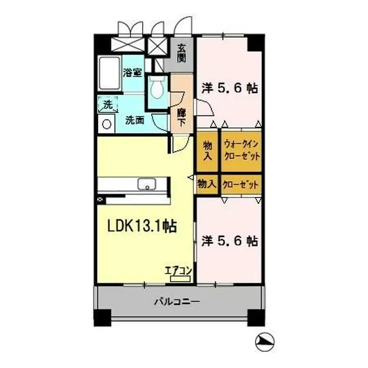 グラース 3階階 間取り