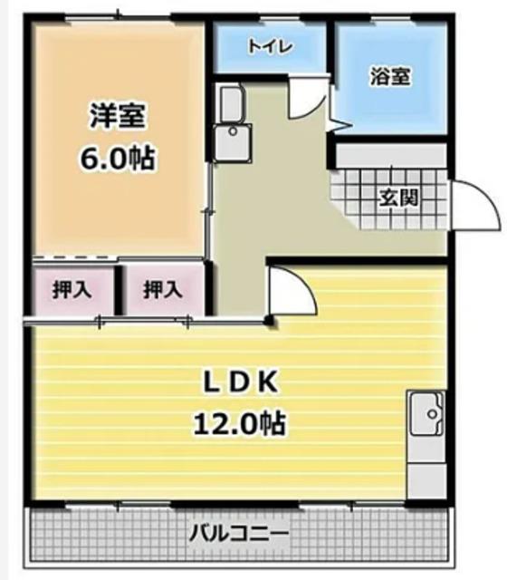 セントポーリア(1LDK/3階)の間取り写真