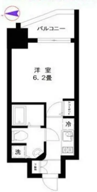 マリオン南青山 5階階 間取り