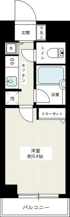 ヴェルト西巣鴨 10階階 間取り