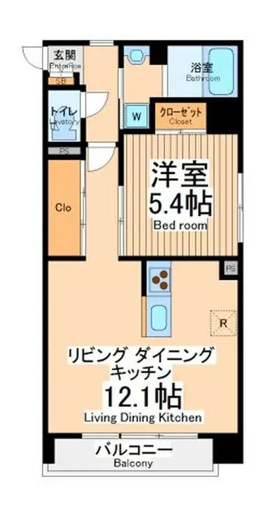 デュアリア 5階階 間取り