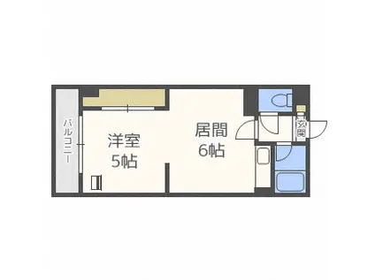 MOREHONGO(1DK/7階)の間取り写真