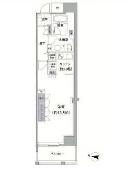 アビティ目黒 2階階 間取り