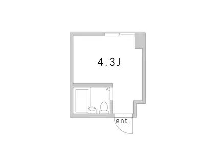 ビジネスワン(ワンルーム/5階)の間取り写真