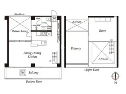 クイズ恵比寿 9階(1LDK/9階)の間取り写真