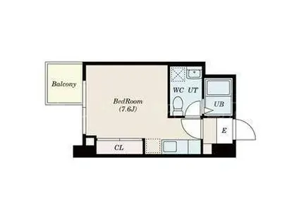 プライマル札幌北18条(ワンルーム/9階)の間取り写真