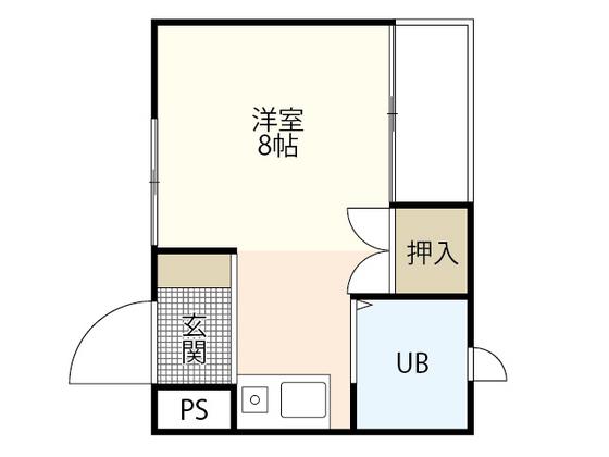 チェリーヒルズ21(ワンルーム/5階)の間取り写真