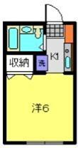 コンポーズ(1K/1階)の間取り写真