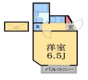 ジュネパレス松戸第103(1K/1階)の間取り写真