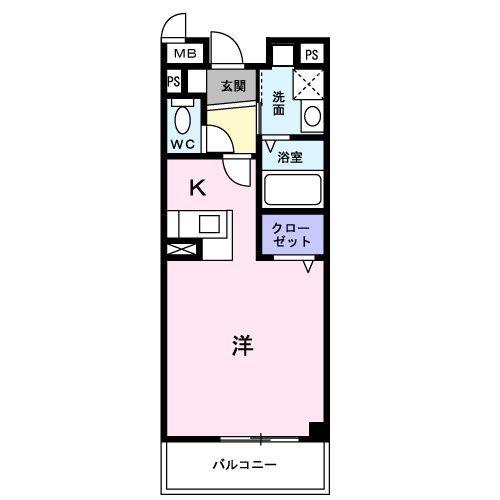 東武野田線 豊四季駅 徒歩23分 3階建 築24年(ワンルーム/2階)の間取り写真
