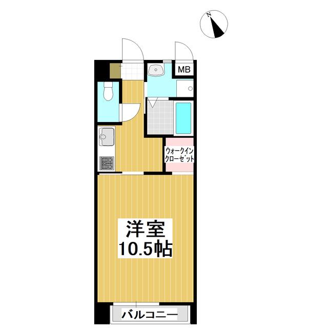 パキラハウス ミヨタ(1K/1階)の間取り写真