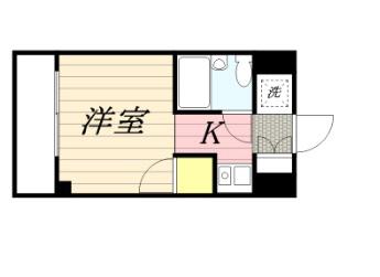 エバーグレイス分倍(ワンルーム/3階)の間取り写真