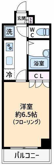 ドルチェときわ台(1K/2階)の間取り写真