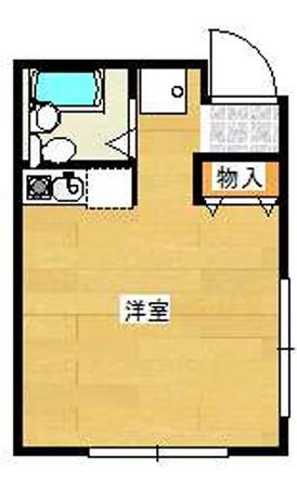 RICマンション(ワンルーム/2階)の間取り写真