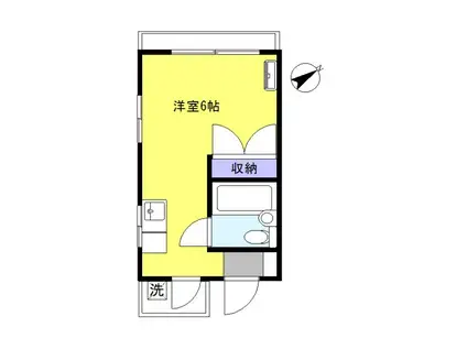 戸田マンション(ワンルーム/3階)の間取り写真