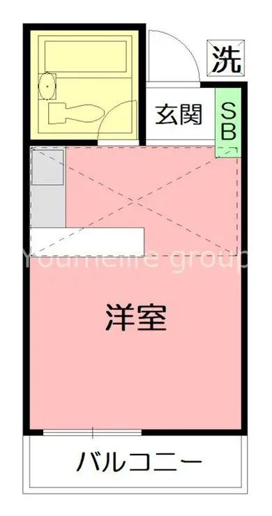 ドルチェ神保 1階階 間取り