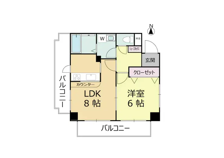 シューティングスター 2階階 間取り