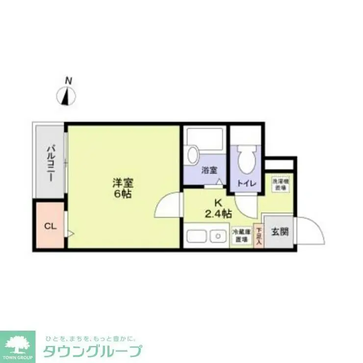クレフラスト木場 1階階 間取り