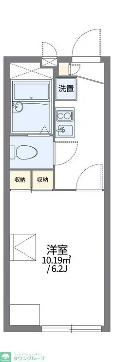 レオパレスウィスタリア 2階階 間取り